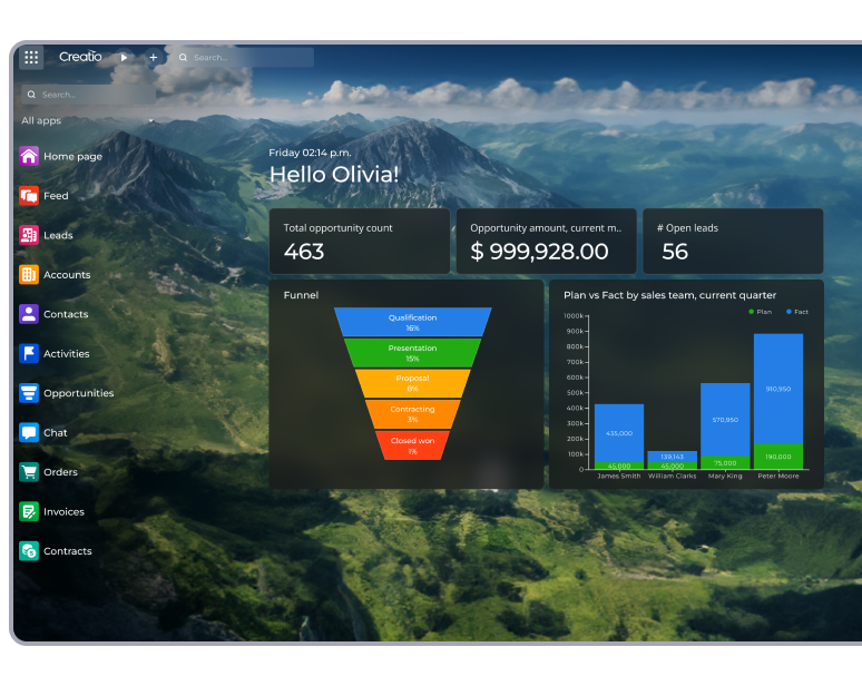 Creatio Sales banner