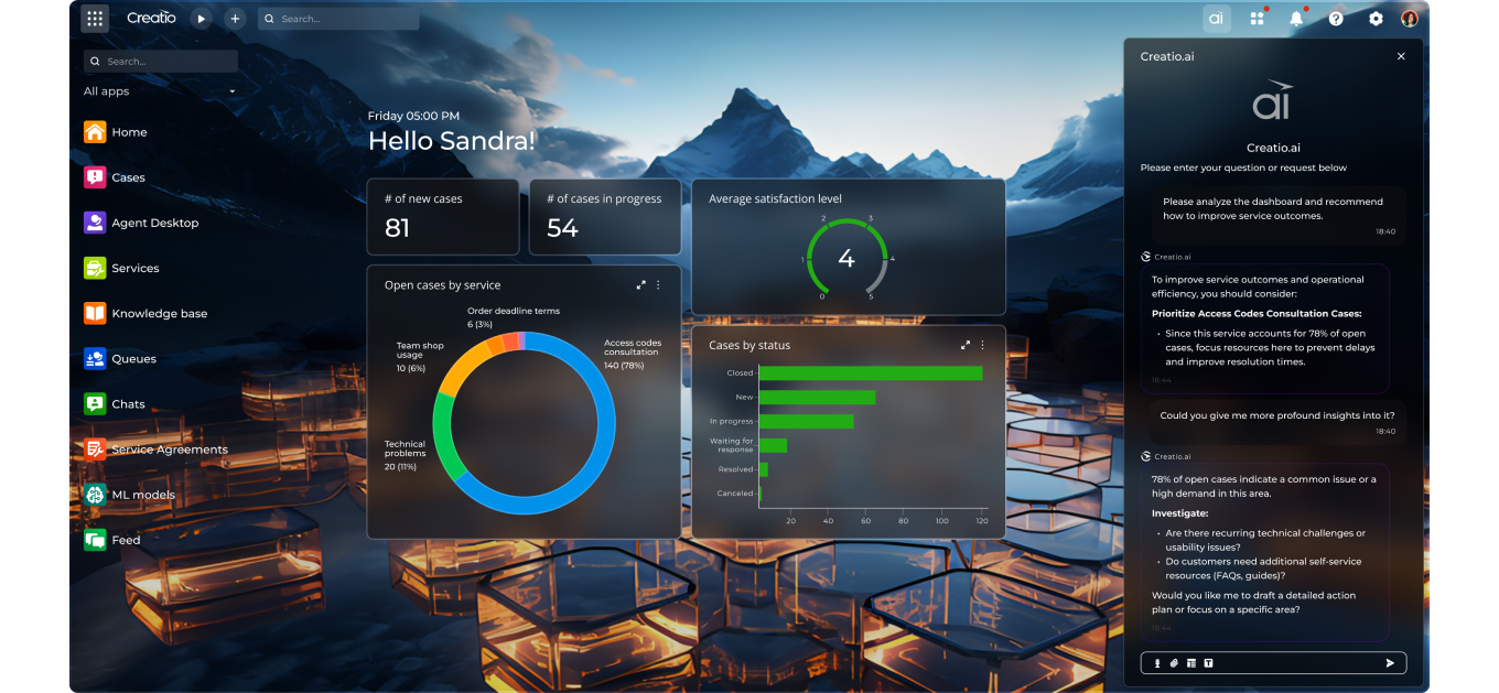Creatio Customer Engagement Platform