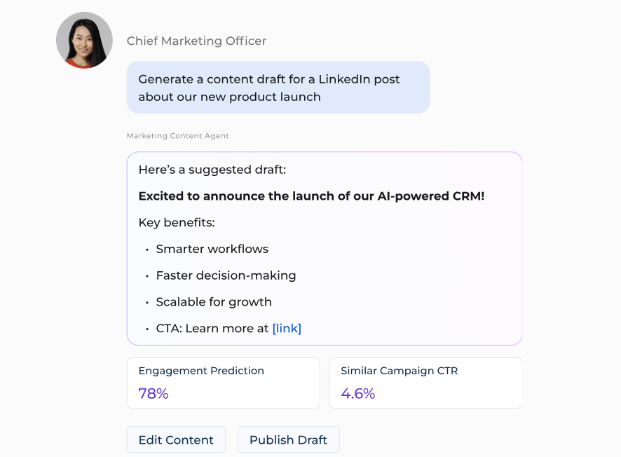 Marketing AI agents