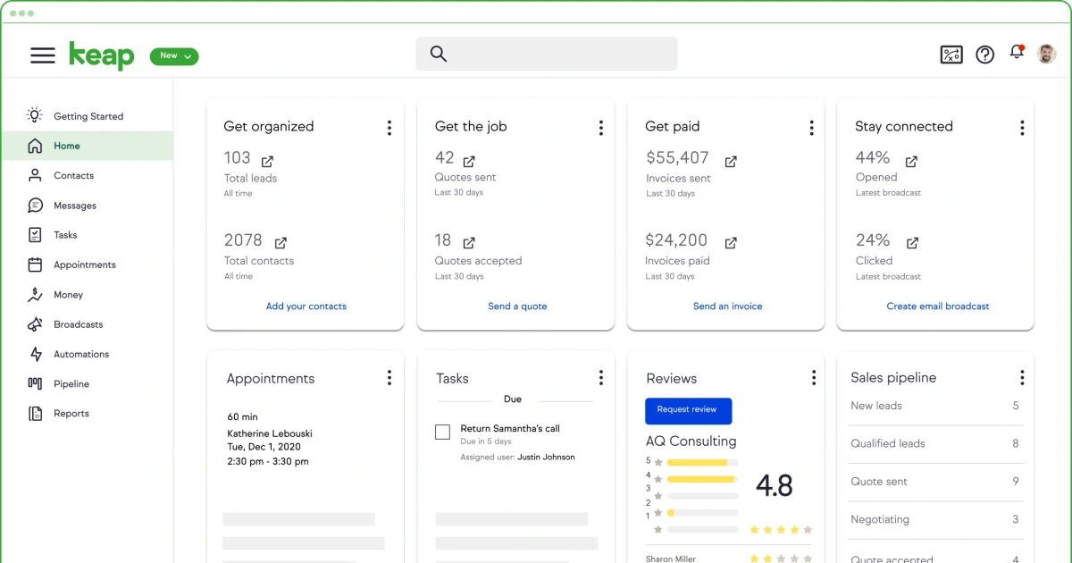 Keap CRM Software