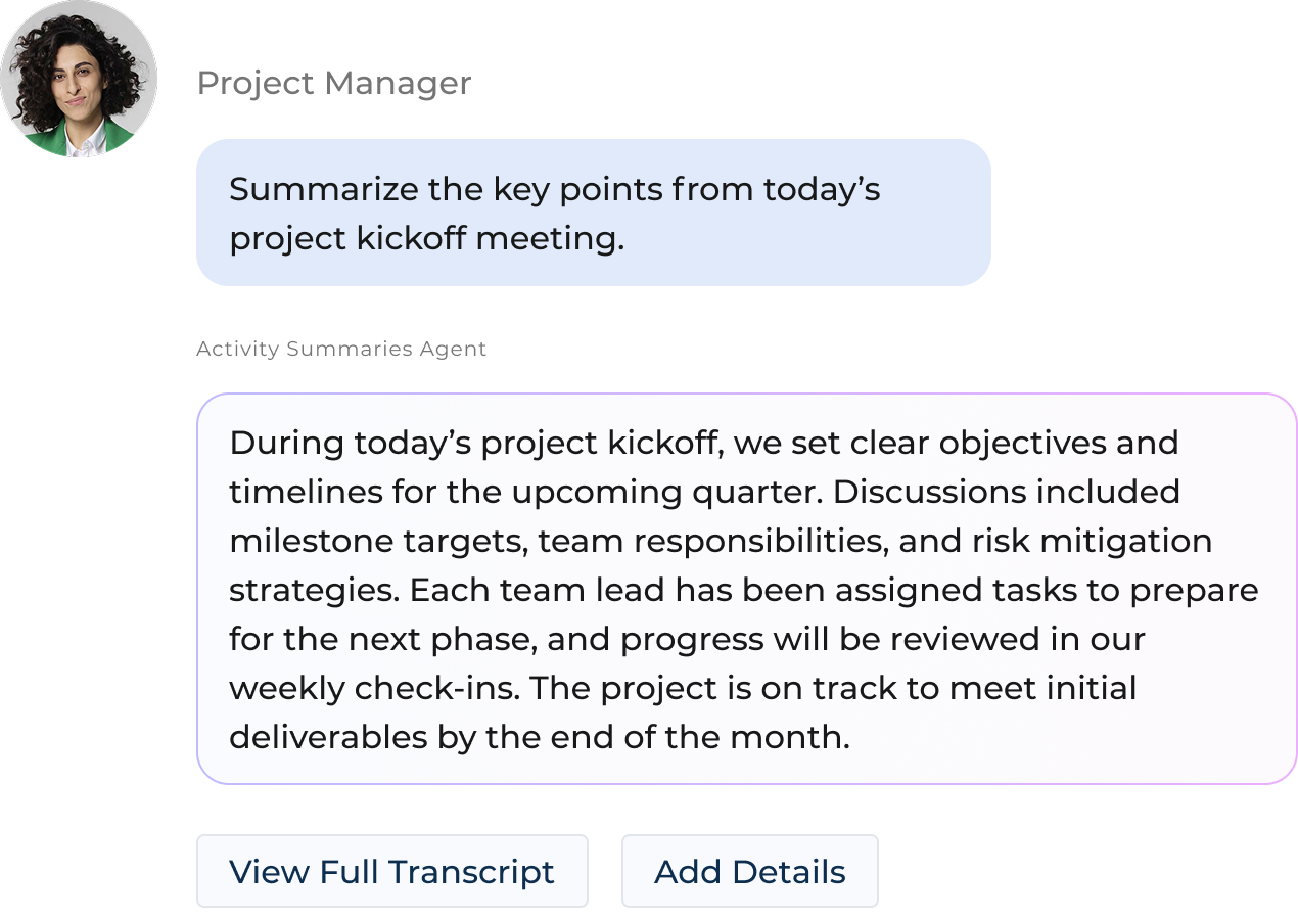 Call summary and analysis