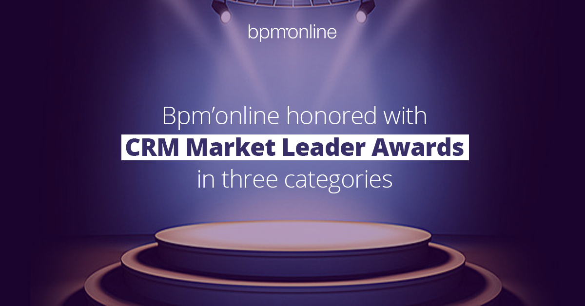 honored with CRM Market Leader Awards in three categories