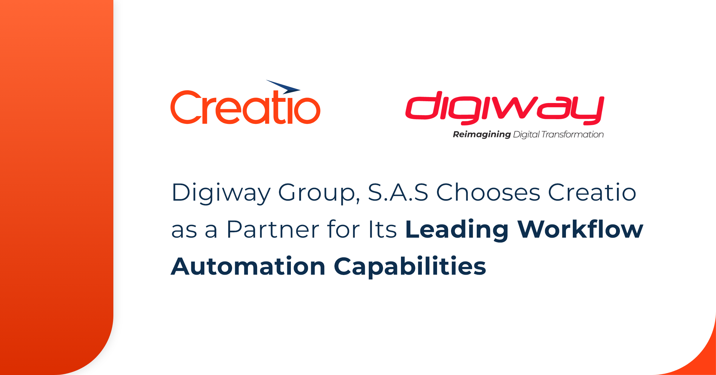 Digiway Group, S.A.S Chooses Creatio As A Partner For Its Leading ...