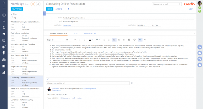 Knowledge base
