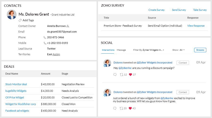 Zoho CRM