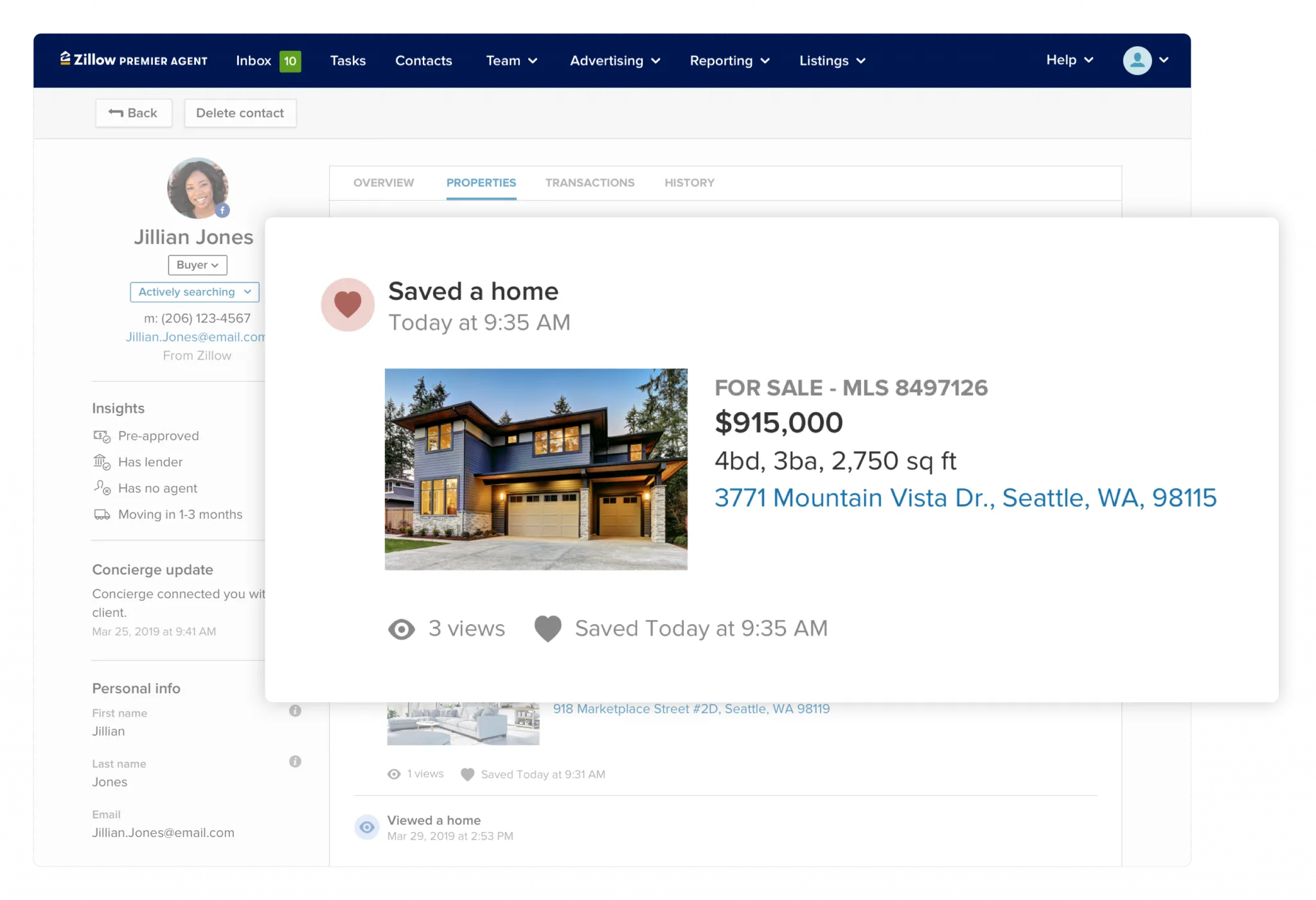 Zillow CRM